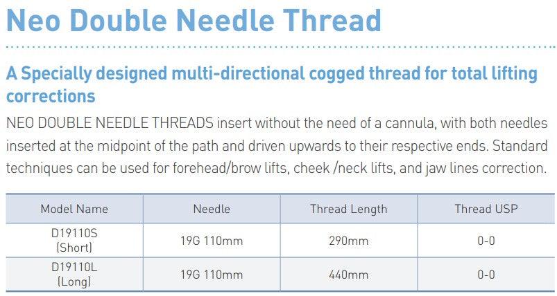 Neo Combi Thread Lifting - Double Needle PDO